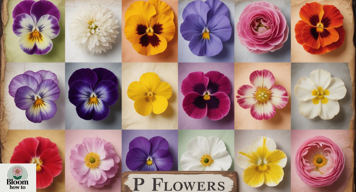 List Of 15 Flowers That Start With Letter P