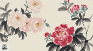 Flowers Depicted in Classical Chinese Art: Chinese Flowers, Chinese Art Flowers, Lantern Flowers, and Chinese New Year Flowers