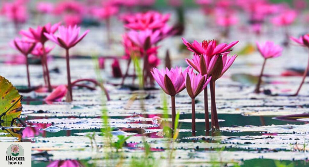 Pink Aquatic Flowers