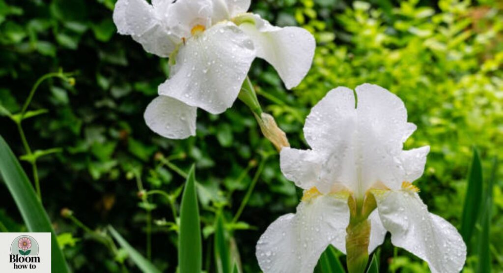 White Iris Flower