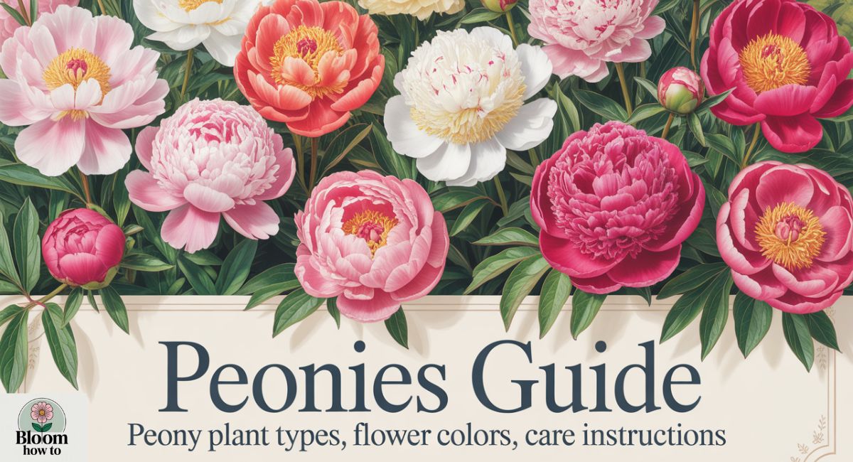 Peonies Guide: Peony Plant Types, Flower Colors, Care Instructions